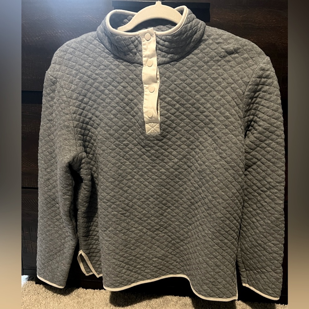 Button up pull over
